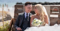 Gerard Conneely Wedding Photography in Galway Ireland photo - bride and groom salthill beach